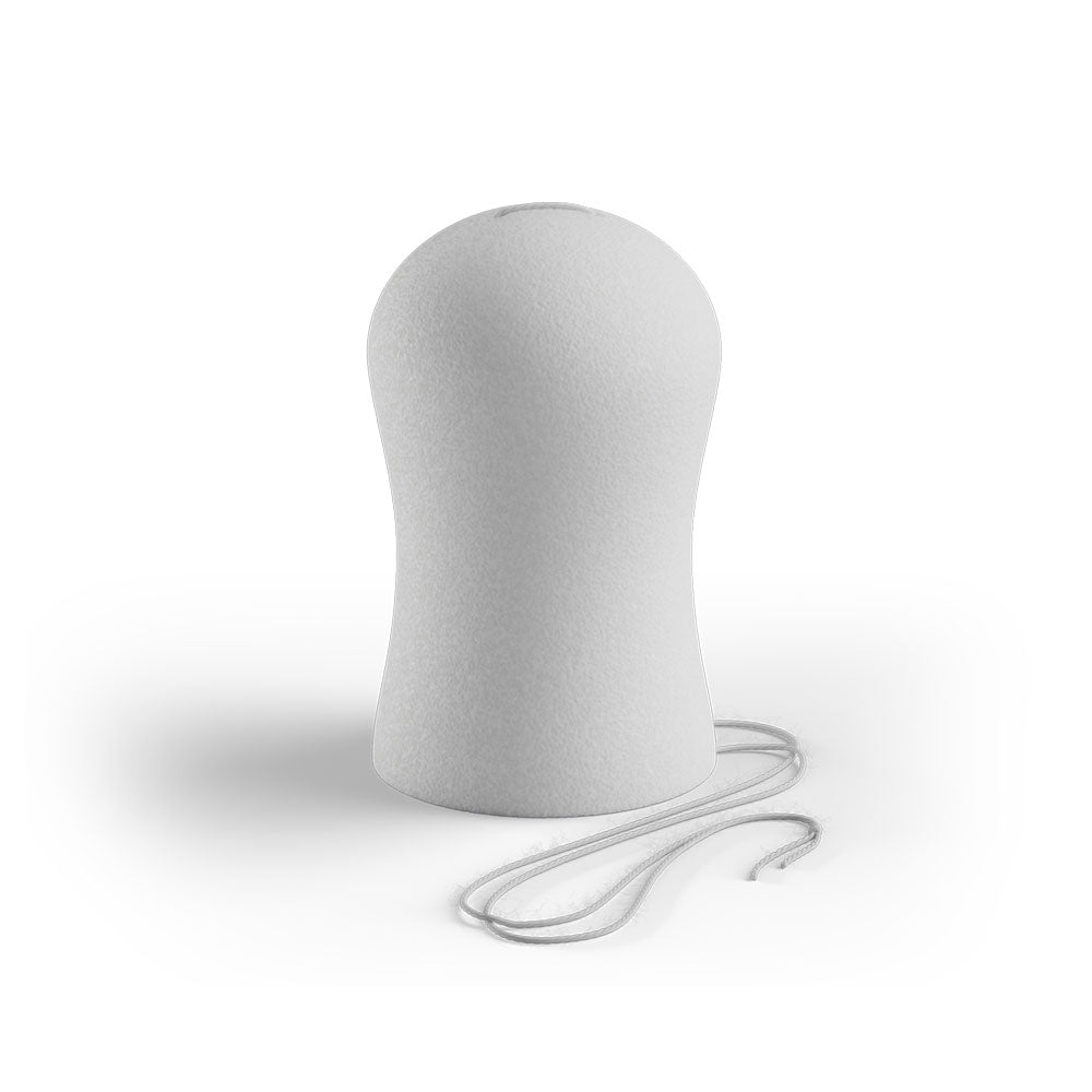 Frontalansicht eines A-Tam® Konkavtampon Analtampons.