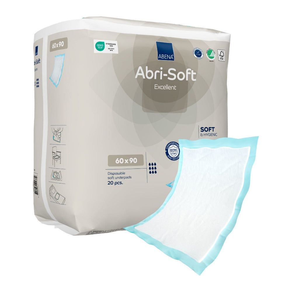 Blau-weiße Unterlage in der Größe 60 x 90 cm auf einem hellen Untergrund. Die Unterlage hat eine weich gepolsterte Oberfläche und ist in rechteckiger Form gefertigt. Sie verfügt über eine senkrechte und waagerechte Riffelung, die der Struktur und den Rutschfestigkeit dient. Die Ränder sind leicht umgeschlagen und genäht, was die Langlebigkeit der Unterlage unterstützt. Auf der Unterlage sind keine anderen Objekte oder Text zu sehen, wodurch ihr praktischer Einsatz im Alltag betont wird.