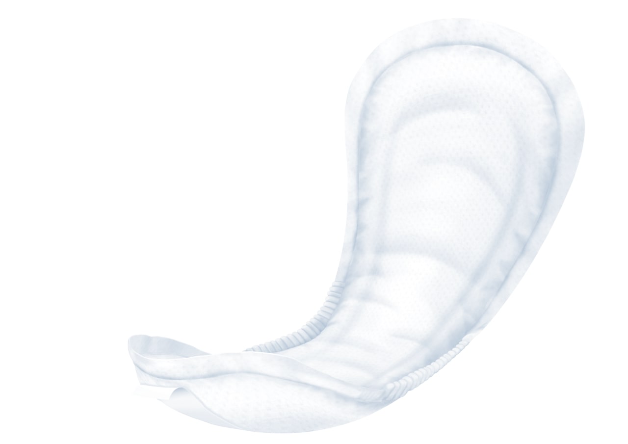 Das Bild zeigt ein Paket mit Attends Lady Night Pads, Inkontinenzeinlagen für Frauen. Die Packung ist in sanften Farben gehalten und zeigt auf der Vorderseite die Produktbezeichnung, das Gewicht von 6 Stück sowie informative Symbole, die auf die hohe Saugfähigkeit und den nächtlichen Schutz hinweisen. Im Hintergrund sind leicht verschwommene grafische Elemente, die die Produktverpackung ansprechend wirken lassen.