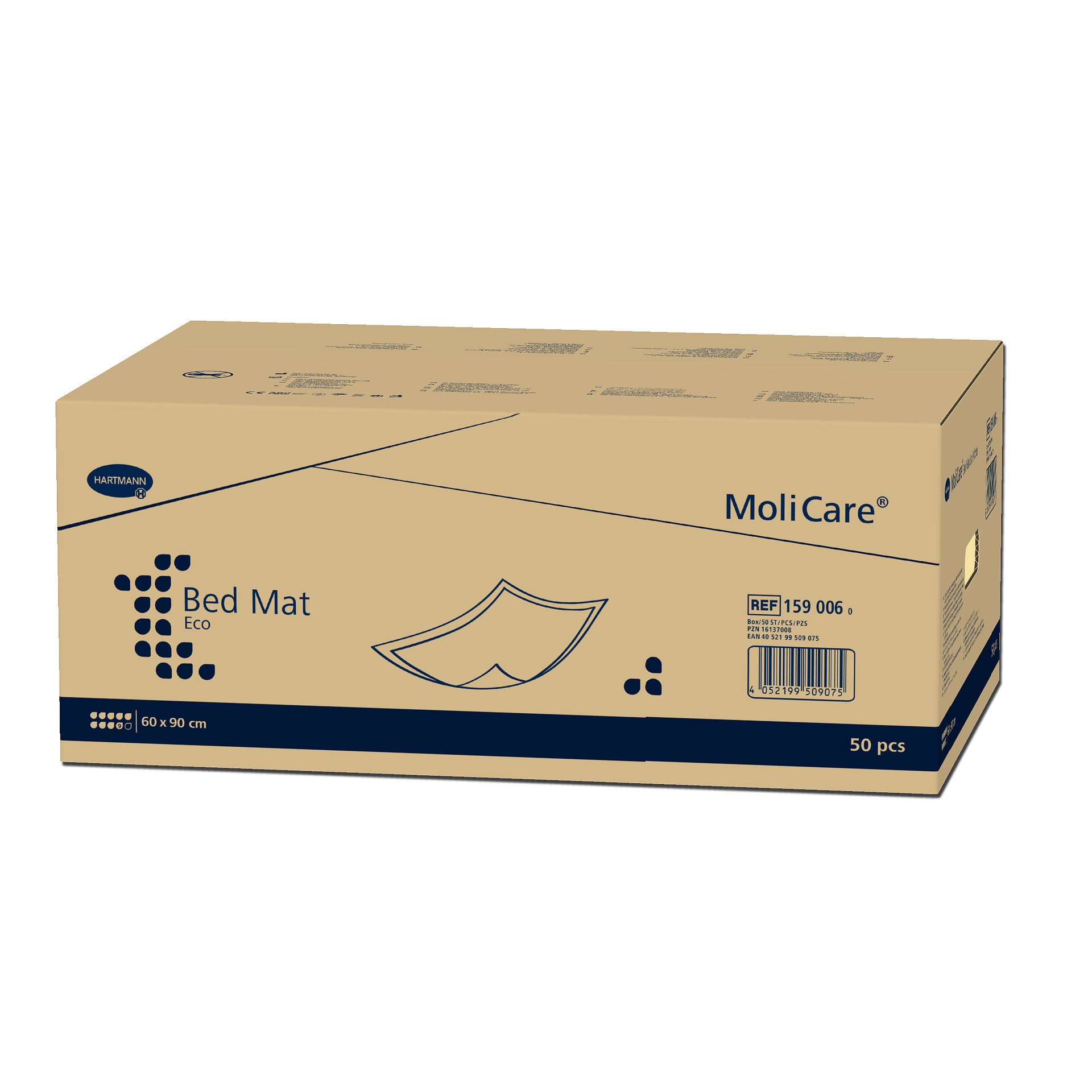 MoliCare Bed Mat Eco 9 Tropfen Betschutzeinlagen 60 x 90 cm 5er Pack