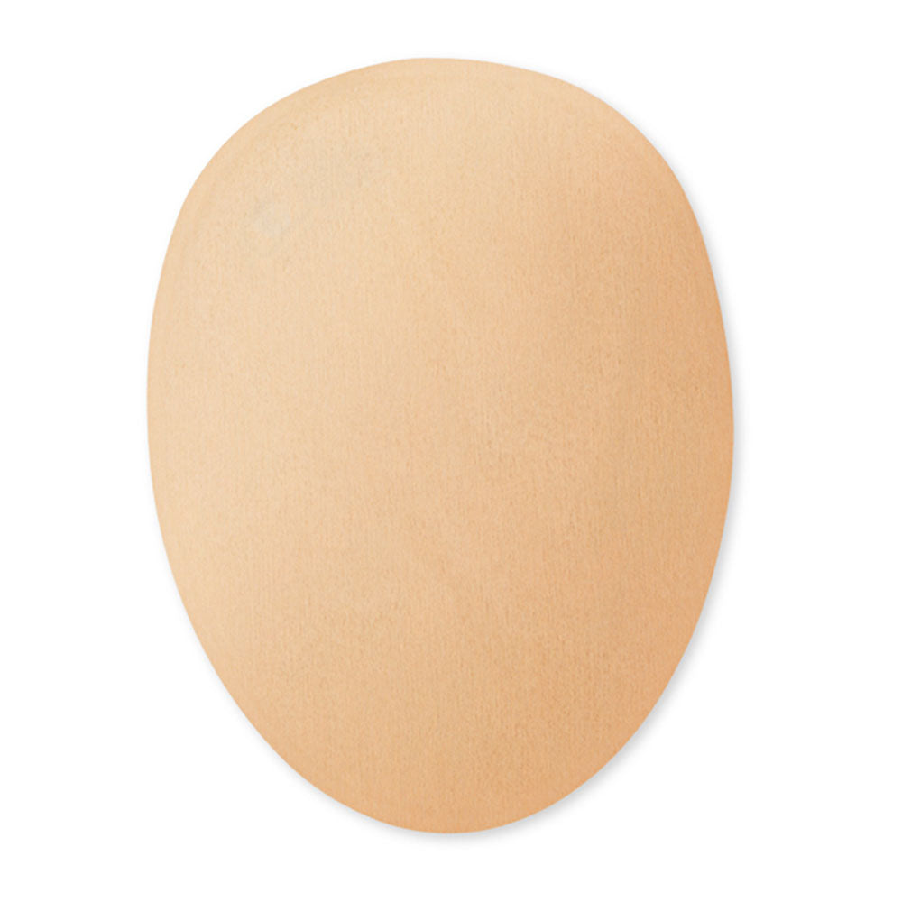 Alt-Text: Ein geschlossener Beutel für Stomaversorgung von Dansac, Modell Novalife 2 Maxi. Der Beutel ist in Hautfarbe gehalten und verfügt über eine glatte, nahtlose Oberfläche. Auf der Oberseite sind der Verschluss und ein transparenter Bereich sichtbar, um den Füllstand zu überprüfen. Das Design ist ergonomisch geformt und ermöglicht eine sichere Befestigung am Körper. Der Beutel ist für einen komfortablen Sitz konzipiert und bietet diskrete Anwendungsmöglichkeiten für Anwender mit einem Stoma.