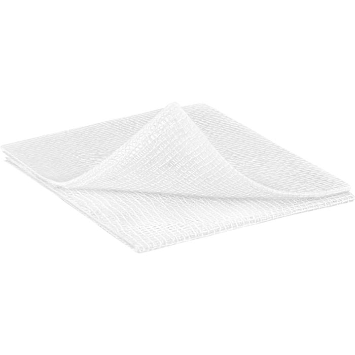 Bild zeigt eine Packung mit unsterilen Mullkompressen der Marke Hartmann. Die Kompressen sind quadratisch und messen 10 x 10 cm. Im Vordergrund sind die Kompressen in einer transparenten Verpackung sichtbar, die mit einem blauen Etikett und dem Produktnamen versehen ist. Die Verpackung hebt die Anzahl von 12 Kompressen sowie die 17-fädige Struktur der Mullstoffe hervor. Der Hintergrund ist neutral gehalten, wodurch die Produktdetails klar zur Geltung kommen.