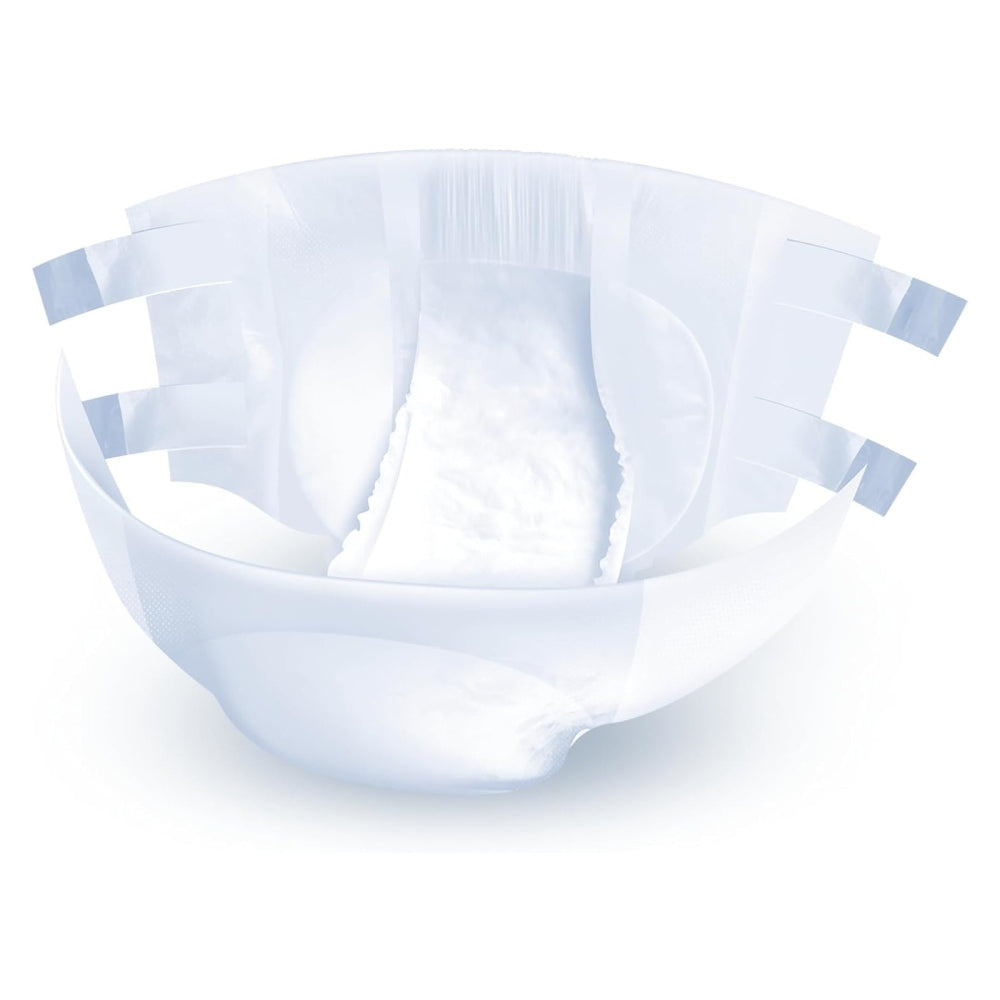 Innenansicht der geöffneten iD Comfy Junior Pants – zeigt die saugstarke Schicht und die seitlichen Auslaufsperren.