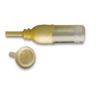 Ein selbsthaftendes Kondom mit einer Breite von 36-39 mm ist auf einem neutralen Hintergrund abgebildet. Es ist transparent und glatt, hebt die dünne Struktur und Flexibilität hervor. Die Verpackung wird nicht angezeigt, der Fokus liegt ganz auf dem Produkt selbst. Die Form des Kondoms lässt auf eine anatomisch angepasste Gestaltung schließen, die einen hohen Tragekomfort verspricht. Es ist sorgsam auf einem weißen bzw. hellen Untergrund platziert, um die Details klar sichtbar zu machen.