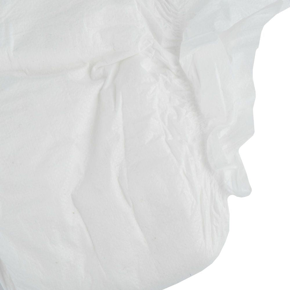 Detail der Außenseite der Kiwisto Windel mit weicher, glatter Oberfläche und seitlichem Bündchen.