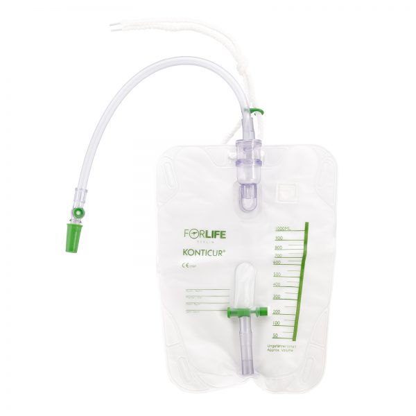 Konticur Beinbeutel mit Tropfkammer, 1000 ml, Schlauch 90 cm, steril (1 Stück)