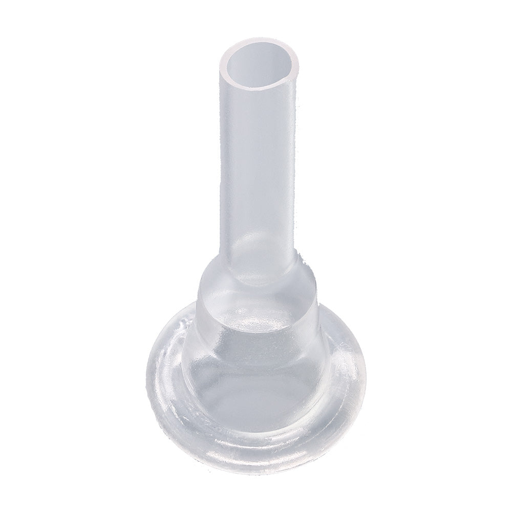 Urinalkondome von Konticur in einem Produktbild. Die Verpackung zeigt einen transparenten Beutel mit 30 Stück Urinalkondomen, einem Standardmodell mit einer verlängerten Klebefläche. Die Kondome sind aus hochwertigem Silikon gefertigt und haben einen Durchmesser von 35 mm. Auf der Vorderseite der Verpackung sind der Markenname und die Produktbeschreibung gut lesbar. Der Hintergrund ist neutral und betont das Produkt.