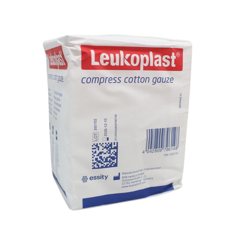 Leukoplast Mullkompressen, compress cotton gauze, unsteril, 100 Stück