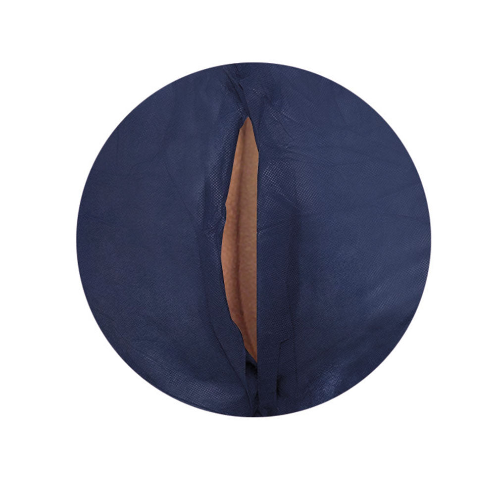 Ein Paar Einmal-Untersuchungshosen für eine Koloskopie, in der Farbe Blau, Größe XL. Die Hosen bestehen aus einem leichten, atmungsaktiven Material, das für den einmaligen Gebrauch geeignet ist. Sie haben einen elastischen Bund für eine bequeme Passform und sind an den Seiten offen, um eine einfache Anwendung während der Untersuchung zu gewährleisten. Das Produkt ist hygienisch verpackt und ideal für medizinische Einrichtungen, Praxen oder für Patienten, die sich auf einen Eingriff vorbereiten.