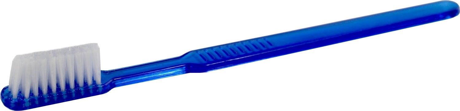 Ein Set von sechs einzelnen, hygienisch verpackten Einmalzahnbürsten in der Farbe Blau. Jede Zahnbürste ist mit einer kleinen Menge Zahnpasta versehen und in einer durchsichtigen Folie eingeschweißt, sodass sie einfach zu transportieren und zu verwenden sind. Die Bürsten haben einen ergonomischen Griff und weiche Borsten, die sanft zum Zahnfleisch sind. Ideal für Reisen oder den Einsatz in Notfällen, um die Zahnhygiene einfach und bequem aufrechtzuerhalten.