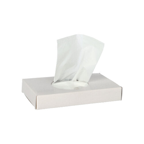 Ein Set von 10 hygienischen Beuteln für Damenbinden in einer transparenten Verpackung. Jeder Beutel ist aus leichtem, flexiblem Material und bietet eine praktische Lösung zur diskreten Entsorgung von Damenhygieneartikeln. Die Beutel sind in einem modernen und ansprechenden Design, das sowohl Funktionalität als auch Ästhetik vereint. Auf der Vorderseite des Verpackungsdesigns ist der Produktname „Medi Inn Hygienebeutel für Damenbinden“ klar lesbar, um die Verwendung zu kennzeichnen.