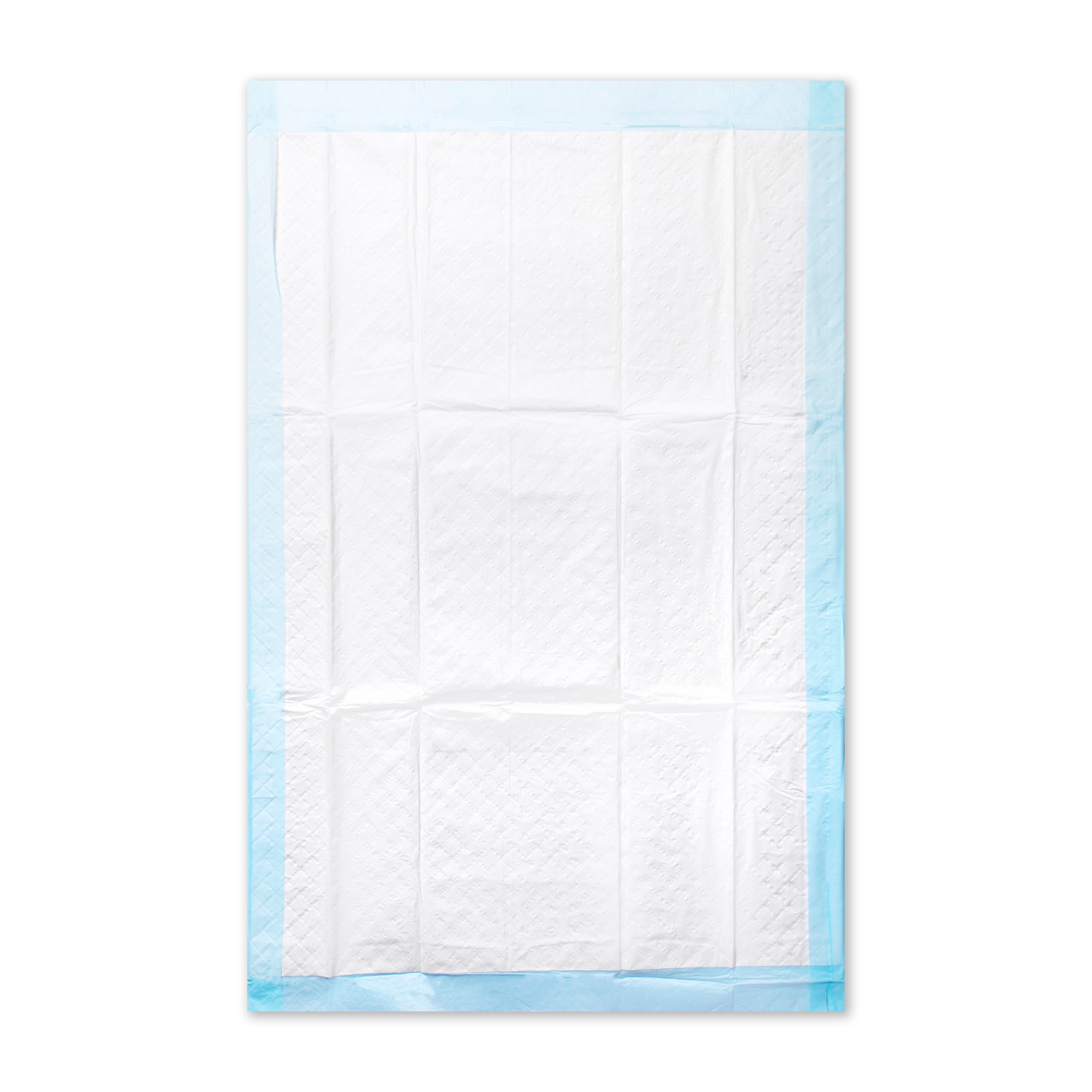 Alt-Text: Ein Bild von medi-inn Krankenunterlagen SAP Plus Premium. Die Unterlagen haben eine rechteckige Form mit den Maßen 70 x 175 cm. Sie sind in einer sauberen, weißen Farbe gestaltet und bestehen aus hochwertigem, strapazierfähigem Material, das für medizinische Zwecke geeignet ist. Die Oberfläche wirkt glatt und hygienisch, ideal für den Einsatz in Praxen oder Kliniken. Im Hintergrund ist eine weiche, helle Unterlage zu sehen, die den Fokus auf die Krankenunterlagen lenkt.