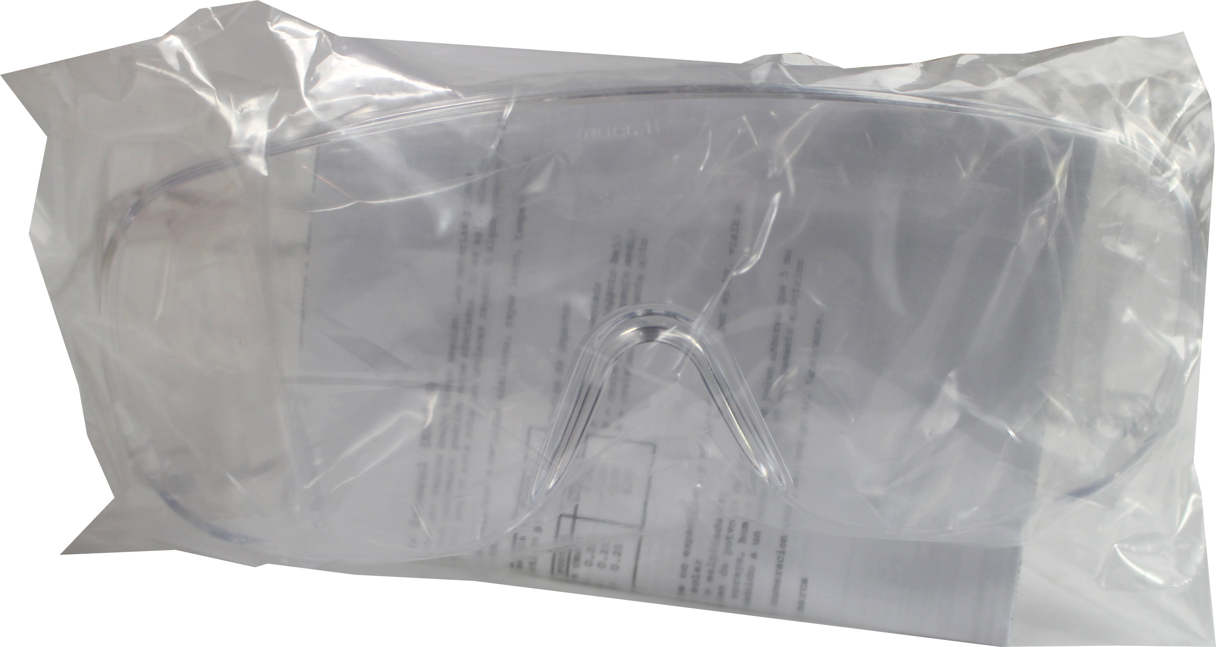 Transparente Laborschutzbrille aus Polycarbonat, die den Augen umfassenden Schutz bietet. Die Brille hat ein modernes, ergonomisches Design mit einem klaren und leichtgewichtigem Rahmen. Ihre Gläser sind kratzfest und bieten einen hohen UV-Schutz. Die Brille sitzt bequem auf der Nase und hat seitliche Abdeckungen, die zusätzlichen Schutz bieten, um das Eindringen von Partikeln zu verhindern. Ideal für den Einsatz in Laboren, bei der Arbeit mit Chemikalien oder in anderen gefährlichen Umgebungen.