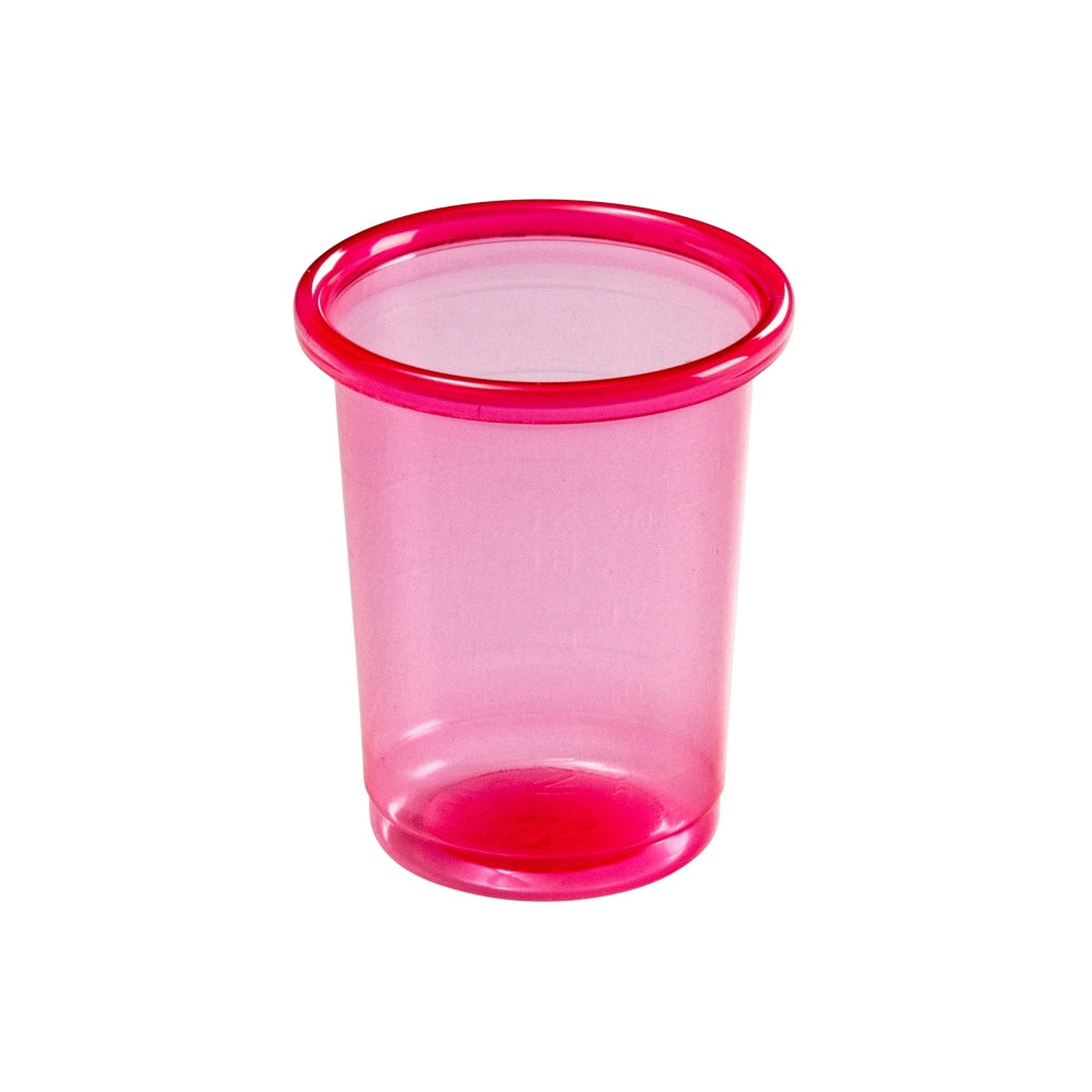 Bild eines blauen Medikamentenbechers mit Deckel. Der Becher hat eine klare, ergonomische Form und eine auffällige blaue Farbe. Er zeigt deutlich verschiedene Fächer zur Einnahme von Medikamenten, die in separaten Kammern organisiert sind, ideal für die tägliche oder wöchentliche Dosierung. Der Deckel sitzt sicher auf dem Becher, um die Medikamente geschützt zu halten. Auf der Vorderseite gibt es eine durchsichtige Markierung, die eine einfache Übersicht über die enthaltenen Medikamente ermöglicht.