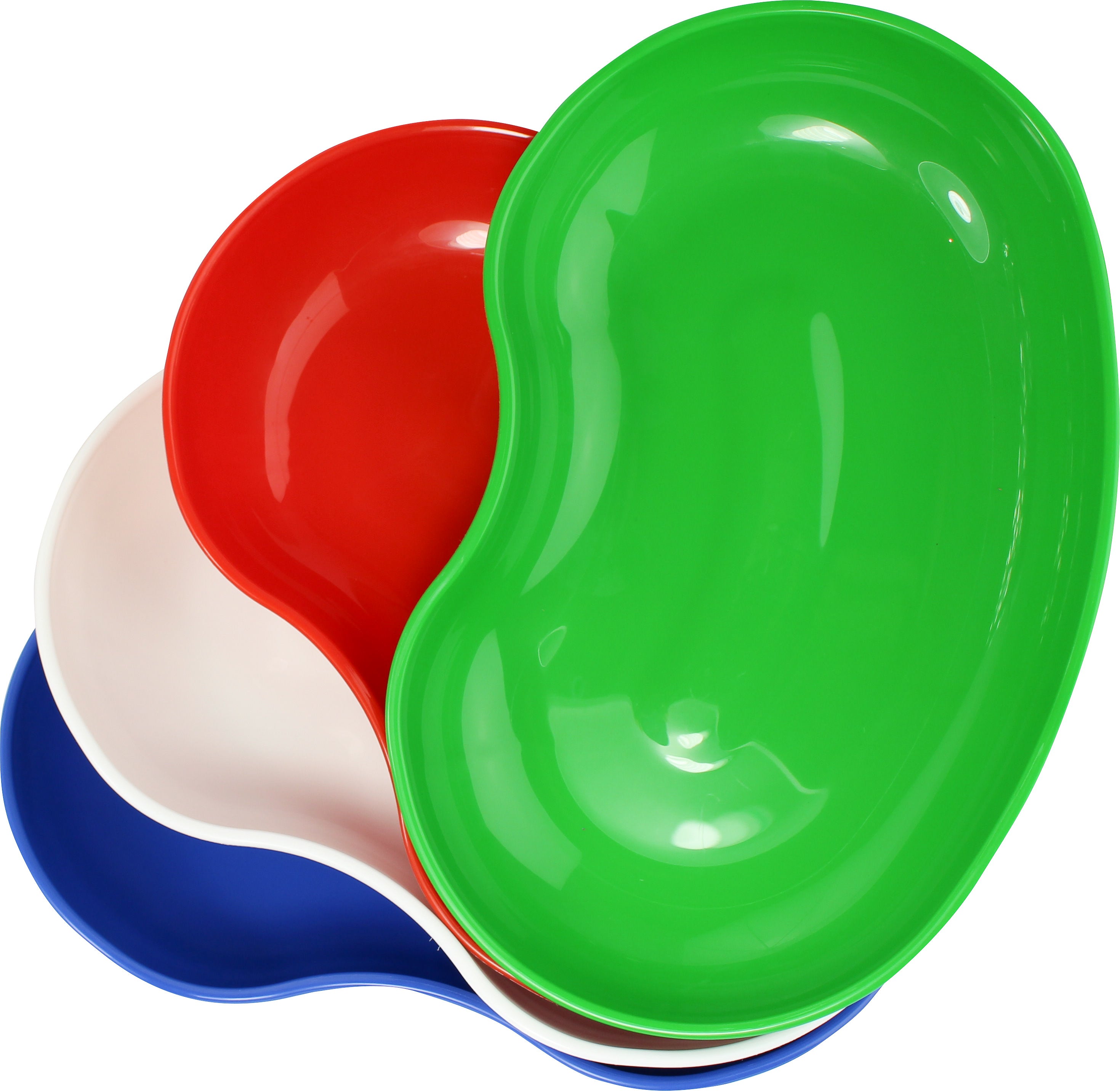Blaue Nierenschale aus Kunststoff mit einem Fassungsvermögen von 600 ml. Die Schale hat eine glatte, glänzende Oberfläche und eine kantige, ergonomische Form, die an beiden Seiten erhöhte Ränder aufweist. Die Farbe ist ein leuchtendes Blau, das eine hygienische Ausstrahlung vermittelt. Die Schale ist leicht und widerstandsfähig, ideal für medizinische Anwendungen oder den Einsatz im Pflegebereich.