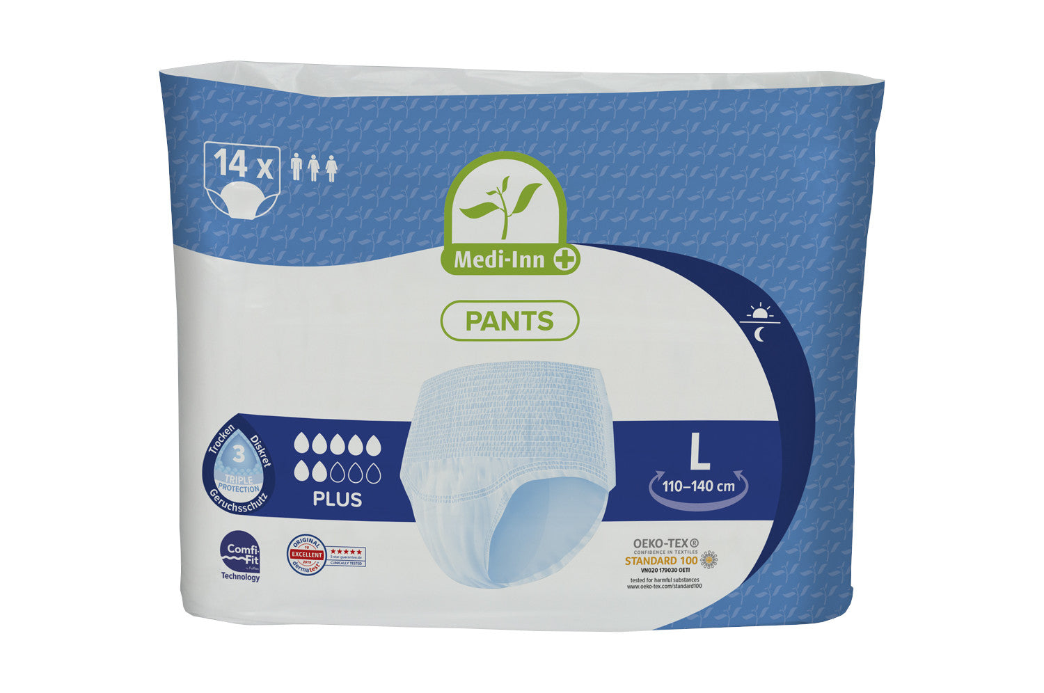 Beige, plusgröße Pantolette mit elastischem Bund, hergestellt aus leichtem, atmungsaktivem Material. Die Hose hat eine lockere Passform und reicht bis zur Knöchelhöhe. Der Bund ist bequem und dehnbar, was zusätzlichen Komfort bietet. Der Stoff hat eine feine Textur und wirkt sowohl elegant als auch lässig. Die seitlichen Nahtdetails verleihen der Hose eine modische Note. Ideal für entspannte Anlässe oder den Alltag.