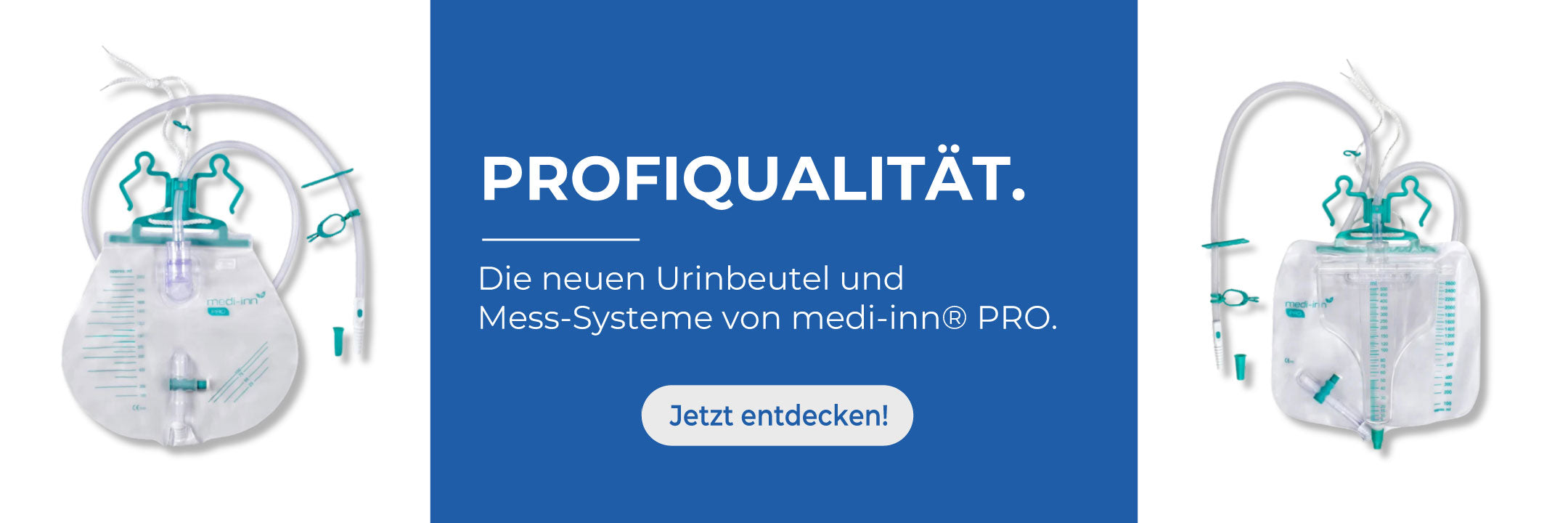Auf dem Bild ist ein eleganter, moderner Medi-Inn-Produktbanner zu sehen. Der Hintergrund ist sanft in einem hellen, beruhigenden Blau gehalten. In der Mitte des Bildes steht der Slogan „Investieren Sie in Ihre Gesundheit“, umrahmt von dezenten Grafikelementen. Darunter wird das Logo von Medi-Inn angezeigt. Auf der linken Seite sind stilisierte medizinische Symbole abgebildet, die die Themen Gesundheit und Wellness unterstreichen.