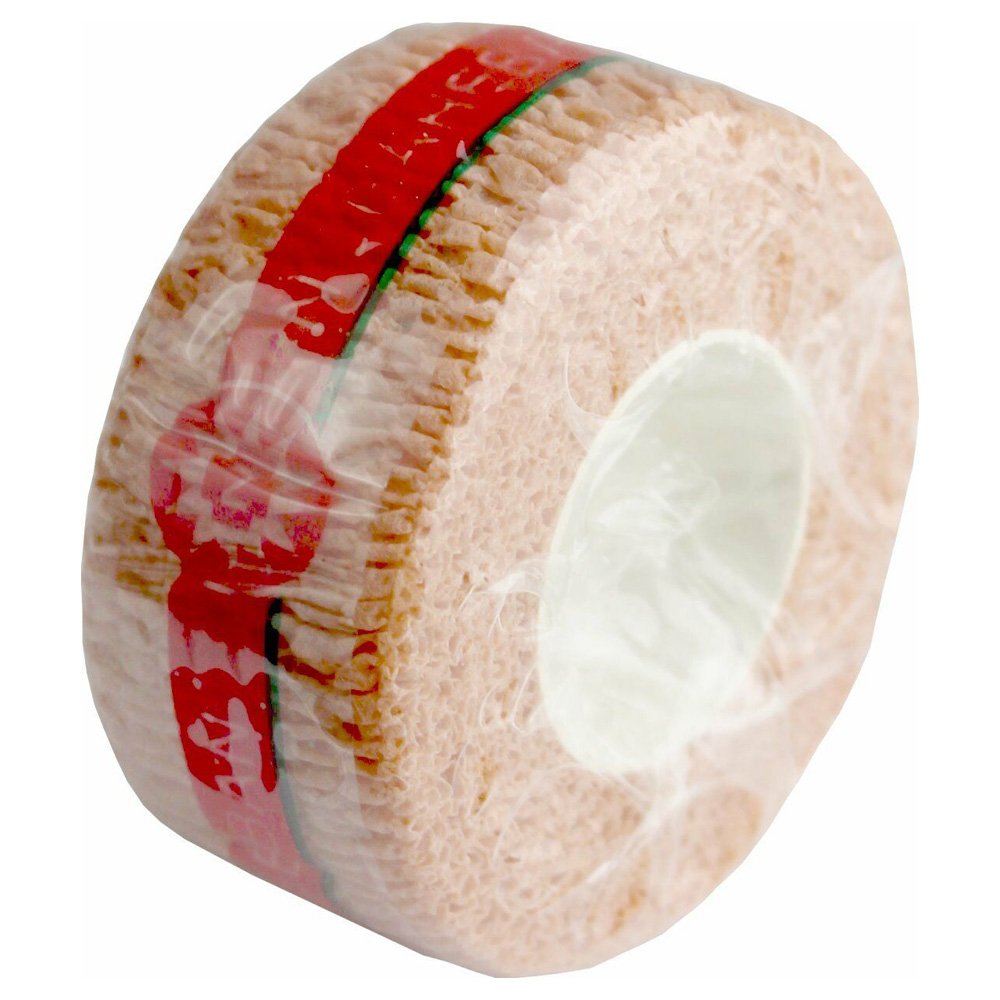 Braune kohäsive Kompressionsbinde von Noba mit den Maßen 250 cm x 4,5 m, verpackt im Einzelhandel. Die elastische Binde zeigt eine sanfte Textur und eine strukturierte Oberfläche, die für einen sicheren Halt sorgt. Sie ist vielseitig einsetzbar, ideal für die Fixierung von Verbänden oder die Unterstützung von Gelenken. Das Produkt ist leicht und anpassungsfähig, wodurch es sich für verschiedene Anwendungen im medizinischen Bereich eignet. Hintergrund weiß, die Binde ist mittig platziert und klar sichtbar.