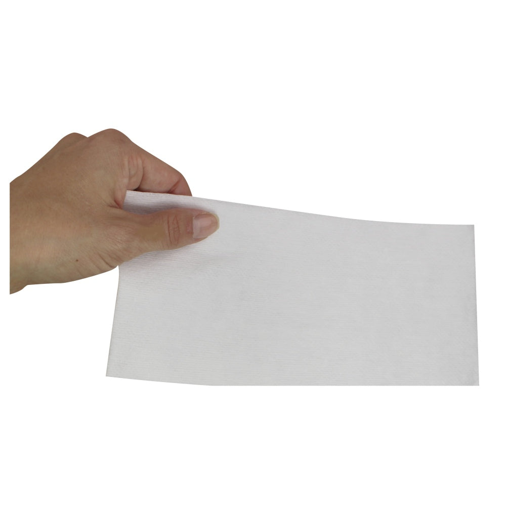 Vliesstoffkompressen in einer Verpackung mit 200 Stück, Größe 10 cm x 20 cm. Die Kompressen sind weiß und gleichmäßig geschnitten, hochwertig und saugfähig. Die Packung ist transparent, sodass die Kompressen sichtbar sind. Oben auf der Verpackung befindet sich ein blauer Schriftzug mit dem Produktnamen "Noba Nobatop 12" sowie Angaben zur Stückzahl und den Abmessungen. Die Verpackung ist auf einem neutralen Hintergrund abgebildet, was den Fokus auf das Produkt lenkt. Ideal für Wundversorgung und Hautpflege.