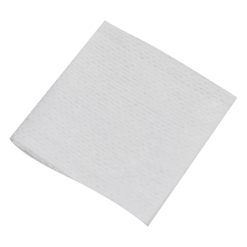 Weißes Produktbild der Noba Nobatop 12 Vliesstoffkompressen im 200er-Pack. Die Kompressen sind in einer klaren, transparenten Verpackung angeordnet, die zeigt, dass jede Kompresse quadratisch ist, mit den Abmessungen von 7,5 cm x 7,5 cm. Die einzelnen Kompressen sind sauber gestapelt und wirken sterilisierbar und hygienisch. Über der Verpackung ist der Produktname deutlich zu erkennen, während das Design schlicht und informativ ist. Die Hintergrundfarbe ist neutral, um den Fokus auf das Produkt zu lenken.