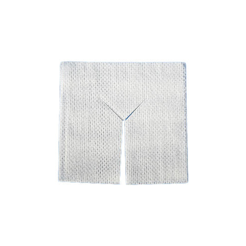 Bild zeigt eine Packung von Noba Nobatop S Schitzkompressen, unsteril, in einer Größe von 75 x 75 cm. Die Packung ist transparent und zeigt deutlich die sechs gefalteten Kompressen, die ordentlich gestapelt sind. Die Kompressen sind aus weißem Material, das eine hohe Saugfähigkeit suggeriert. Es sind keine zusätzlichen Schriftzüge oder Informationen auf der Frontansicht zu erkennen.