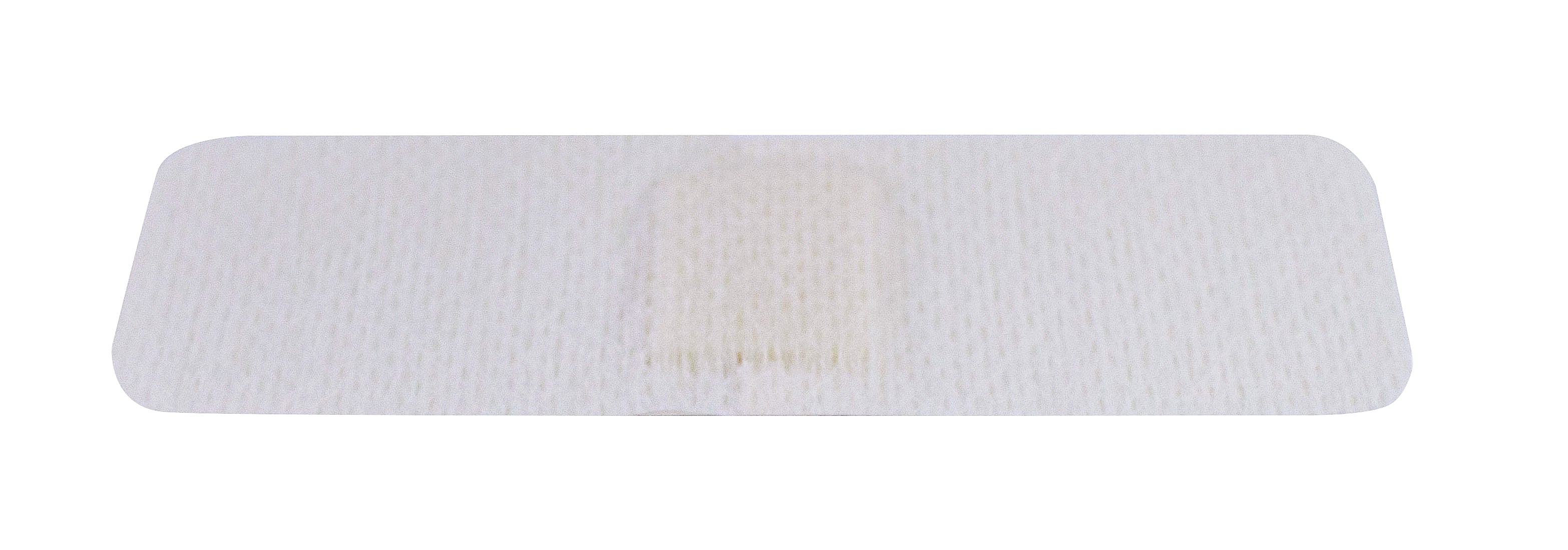 Bild eines Noba Rudablock Dialysepflasters in weiß, steril und rechteckig. Das Pflaster misst 2,5 cm x 8,5 cm und liegt auf einem neutralen, hellen Hintergrund. Es hat eine glatte, leicht glänzende Oberfläche und zeigt eine klare Verpackung, die an den Rändern leicht hochgebogen ist. Die Verpackung beinhaltet Informationen zur Verwendung und Sterilität in kleiner, schwarzer Schrift. Das Pflaster ist ideal für die Anwendung bei Dialysen und dient zur sicheren Abdeckung von Wunden oder medizinischen Zugängen.