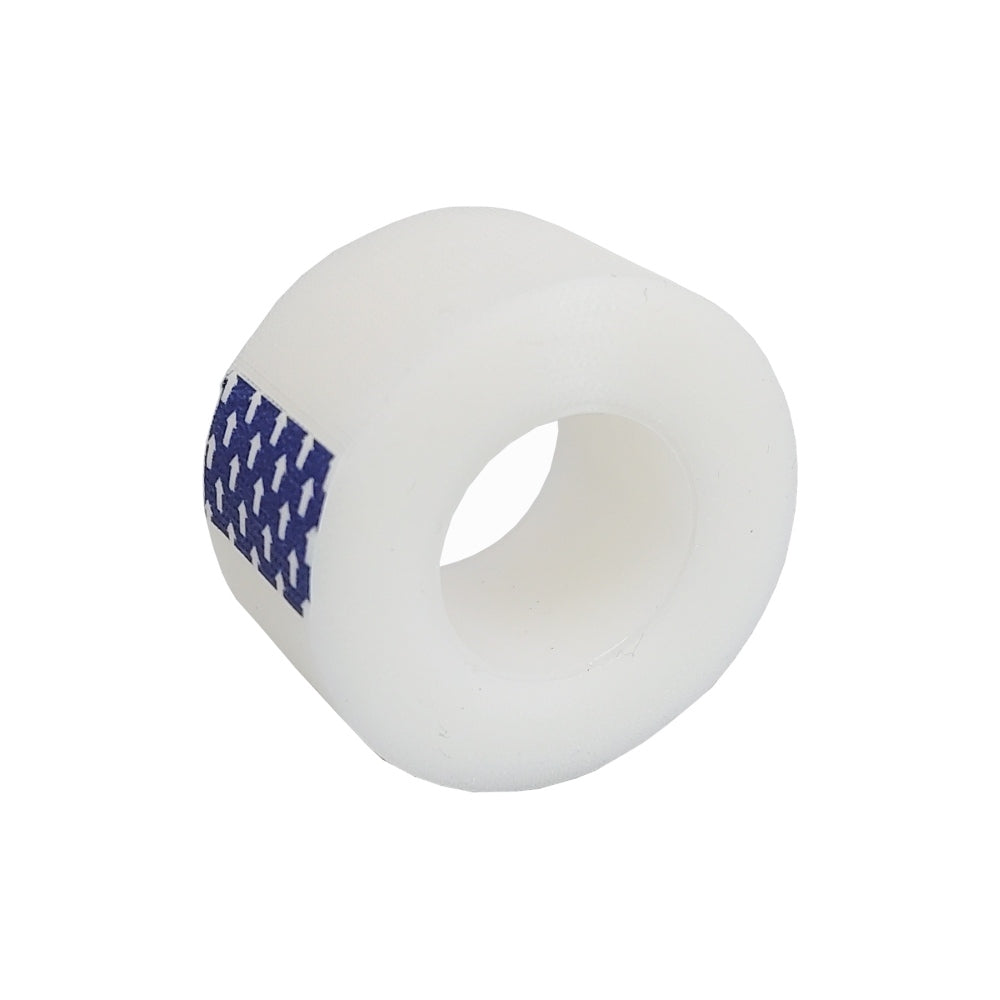 Ein gerolltes Fixierpflaster der Marke Noba, präsentiert auf einem weißen Hintergrund. Das Pflaster hat eine Breite von 25 cm und eine Länge von 9,14 m und ist ohne seitliche Abdeckungen gezeigt. Die Verpackung ist klar und zeigt die spezifischen Maße sowie die Marke deutlich an. Die Oberfläche des Pflasters wirkt glatt und gleichmäßig, was auf seine hohe Qualität hindeutet. Es eignet sich ideal zur Fixierung von Verbänden und zur Wundversorgung.