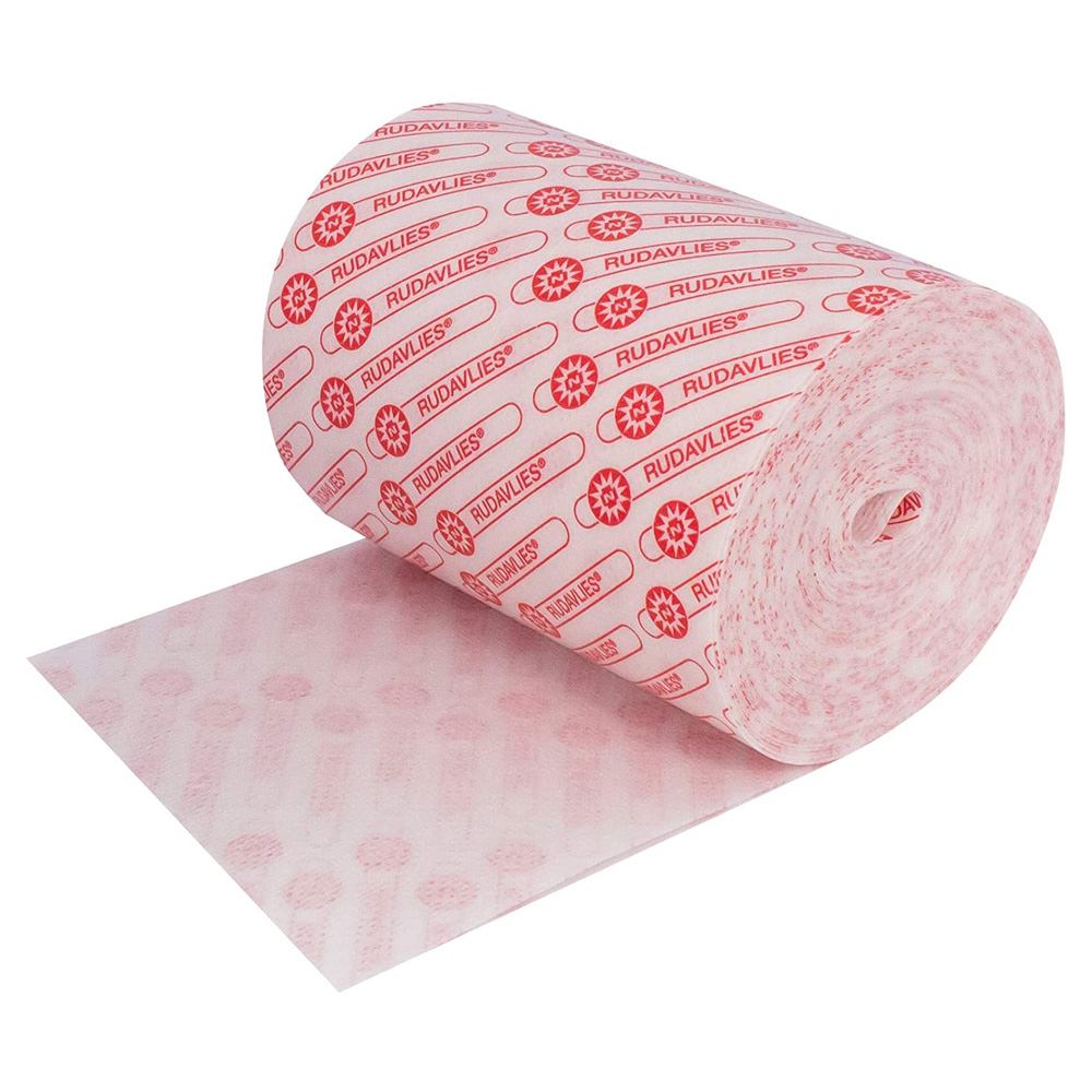 Hypoallergenes Noba Rudavlies in einer Rolle präsentiert sich auf dem Bild. Die Verpackung zeigt eine Länge von 10 Metern und einer Breite von 20 cm. Das Produkt ist von hoher Qualität, ideal für Allergiker und empfindliche Haut. Die Rolle ist solid und aufgerollt, mit bunten Designs und klaren Beschriftungen auf der Verpackung, die die Eigenschaften hervorheben. Der Hintergrund ist neutral, wodurch das Produkt gut zur Geltung kommt.