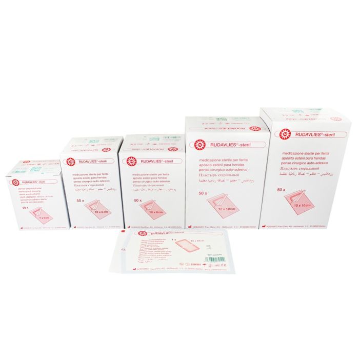 Steriles Wundpflaster von Noba, 50 Stück, Größe 7 x 5 cm, in einer Verpackung. Die einzelnen Pflaster sind oval und bestehen aus einem hauchdünnen, atmungsaktiven Material, das die Haut schont. Ihre farbenfrohe Verpackung zeigt das Produktdesign mit klaren, gut lesbaren Informationen. Die Oberfläche ist leicht glänzend, und das Produkt verspricht hohe Haftkraft sowie Schutz vor Schmutz und Bakterien. Ideal für die Erstversorgung von Wunden in Haushalten, Kliniken oder für unterwegs.