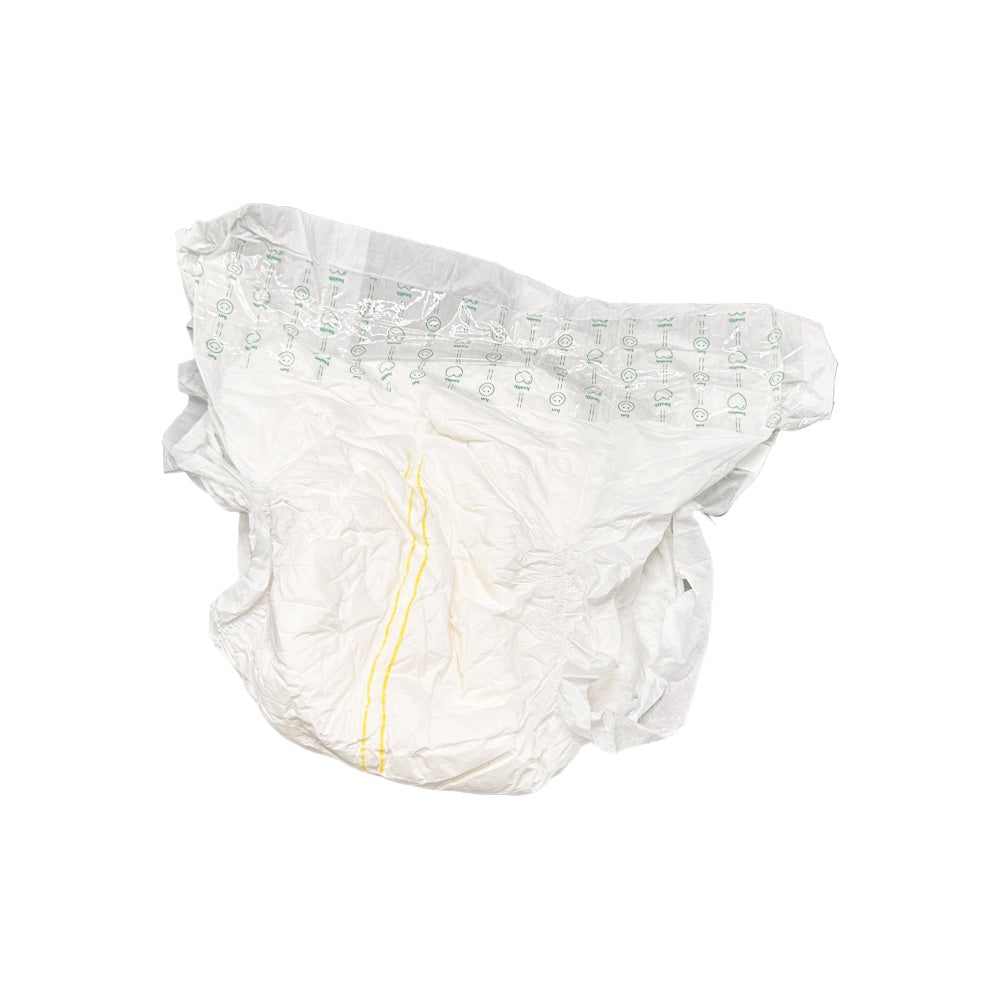 Produktbild der Romed Inkontinenzwindeln Super Plus für Erwachsene, Größe M. Die Windeln sind detailreich abgebildet, mit einem Fokus auf die verschiedenen Schichten und die weiche, atmungsaktive Außenschicht. Die Vorder- und Rückseite der Windel sind sichtbar, mit einem flexiblen, elastischen Bündchen für optimalen Sitz. Die Verpackung zeigt das Markenlogo und wichtige Produktinformationen. Die Windeln sind für hohen Komfort und Schutz konzipiert, ideal für Personen mit Inkontinenz.