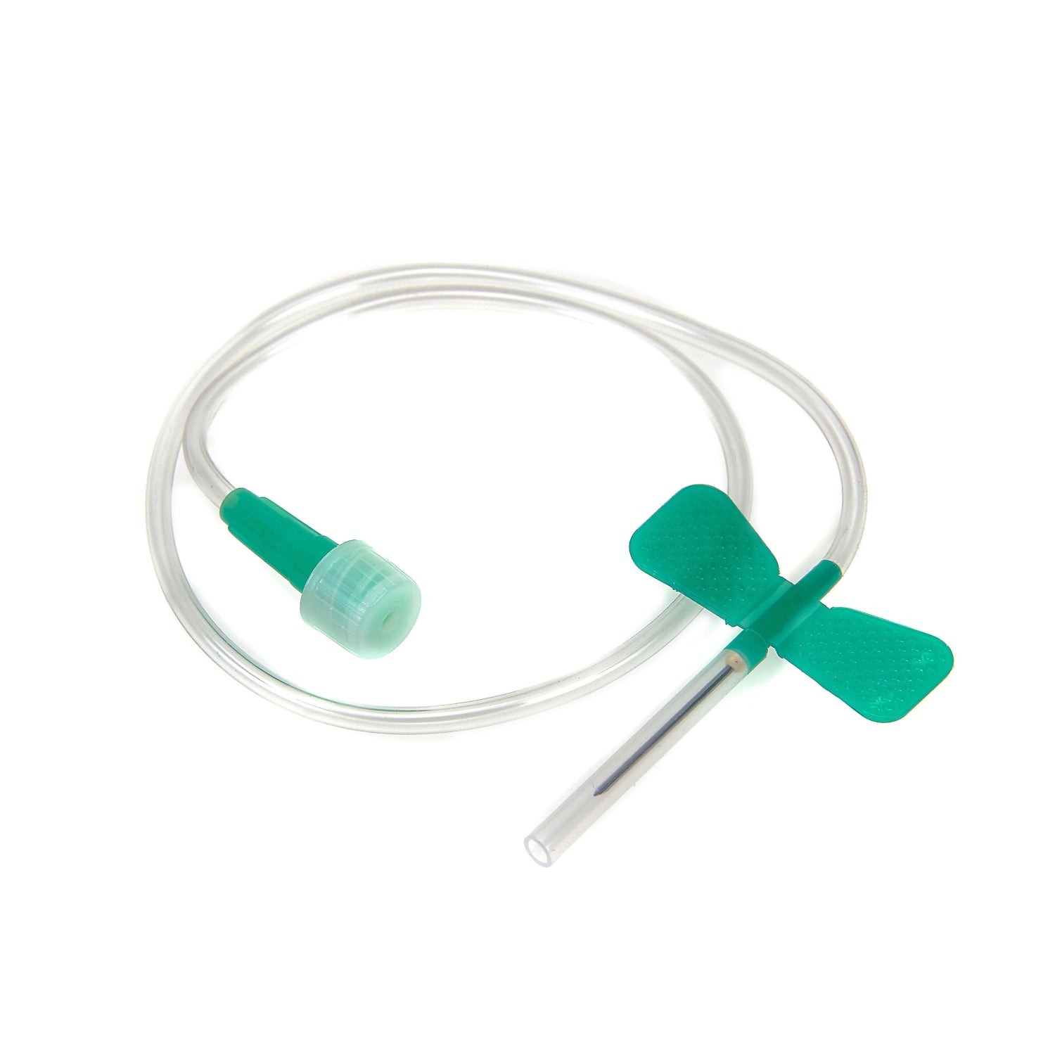 Frontalansicht eines ausgepackten Romed Perfusionsbestecks.