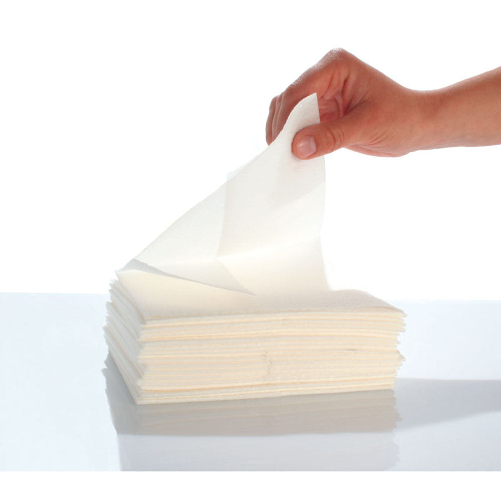 Einzeln entnommenes AirLaid Hygienetuch – sanft zur Haut, ideal für die Pflege