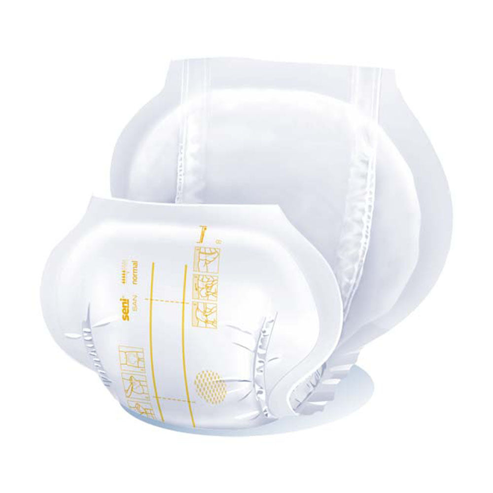 Einzeln entnommene Seni San Normal Einlage – körpergerecht geformt mit Auslaufschutz