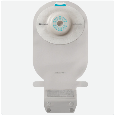 Sensura Mio Ausstreifbeutel, 10 Stück, in lichtgrau, konvexer Form, für ein sicher anliegendes Gefühl. Der Beutel hat einen Durchmesser von 15-33 mm. Auf dem Bild sind die Verpackungseinheiten klar sichtbar, die Beutel sind in einer stabilen, transparenten Verpackung angeordnet, die die Qualität und den Inhalt zeigt. Neben dem Produkt befinden sich informative Details zur Anwendung und Benutzerfreundlichkeit. Ideal für Patienten mit Stoma, die eine diskrete, zuverlässige Lösung suchen.