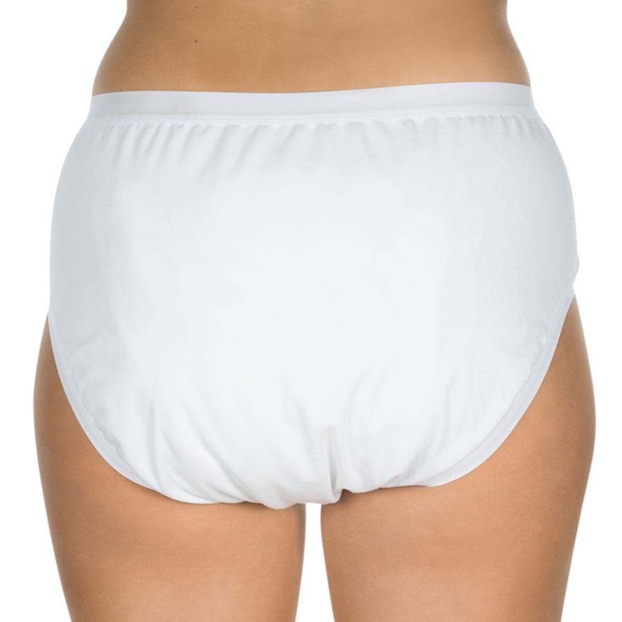 Ein weißer Suprima Bodyguard Slip in der Größe 48-50 liegt auf einem neutralen Hintergrund. Der Slip hat einen bequemen Schnitt und sorgt für optimalen Tragekomfort. An der Vorderseite ist eine sanfte Polsterung zu erkennen, die zusätzlichen Schutz bietet. Die Passform ist anatomisch gestaltet, um sich der Körperform anzupassen. Der elastische Bund ist dezent und trägt zum angenehmen Tragegefühl bei. Der Stoff wirkt atmungsaktiv und weich, ideal für den täglichen Gebrauch.
(480 Zeichen)