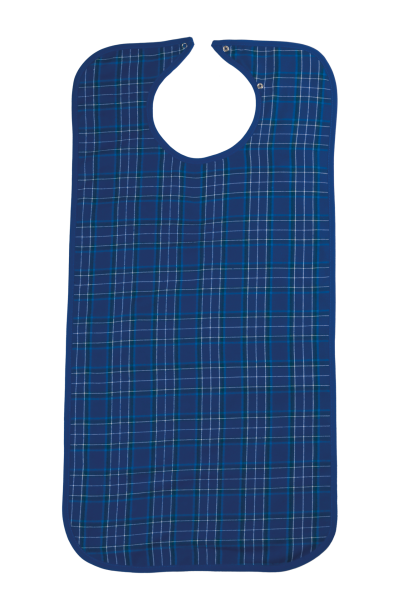 Eine schwarze, beschichtete Schürze aus Polyester ist in voller Länge abgebildet. Die Schürze hat breite, verstellbare Nacken- und Taillenbänder, die sich ideal anpassen lassen. Sie ist im oberen Teil glatt und hat im unteren Bereich eine praktische, aufgesetzte Tasche, die mittig positioniert ist. Der Stoff wirkt wasserabweisend und strapazierfähig. Die Schürze ist vielseitig einsetzbar und eignet sich für den professionellen Einsatz in der Gastronomie oder für Hobbyköche.