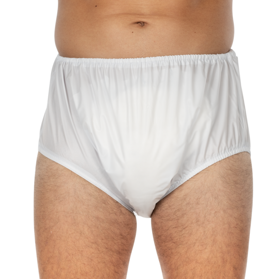 Weißer PVC-Schlupfschuh der Marke Suprima in Größe 38. Der Schuh hat eine glatte, glänzende Oberfläche und eine bequeme, offene Form mit einem breiten Einstieg. Die konturierte Sohle bietet guten Halt. Der Schuh ist schlicht, ohne zusätzliche Verzierungen und wirkt modern und funktional. Ideal für den täglichen Gebrauch oder als Wasser- und Schlammschutz. Der Hinterkopfbereich ist leicht angehoben, um das Anziehen zu erleichtern. Perfekt für Zuhause, Garten oder nasse Umgebungen.