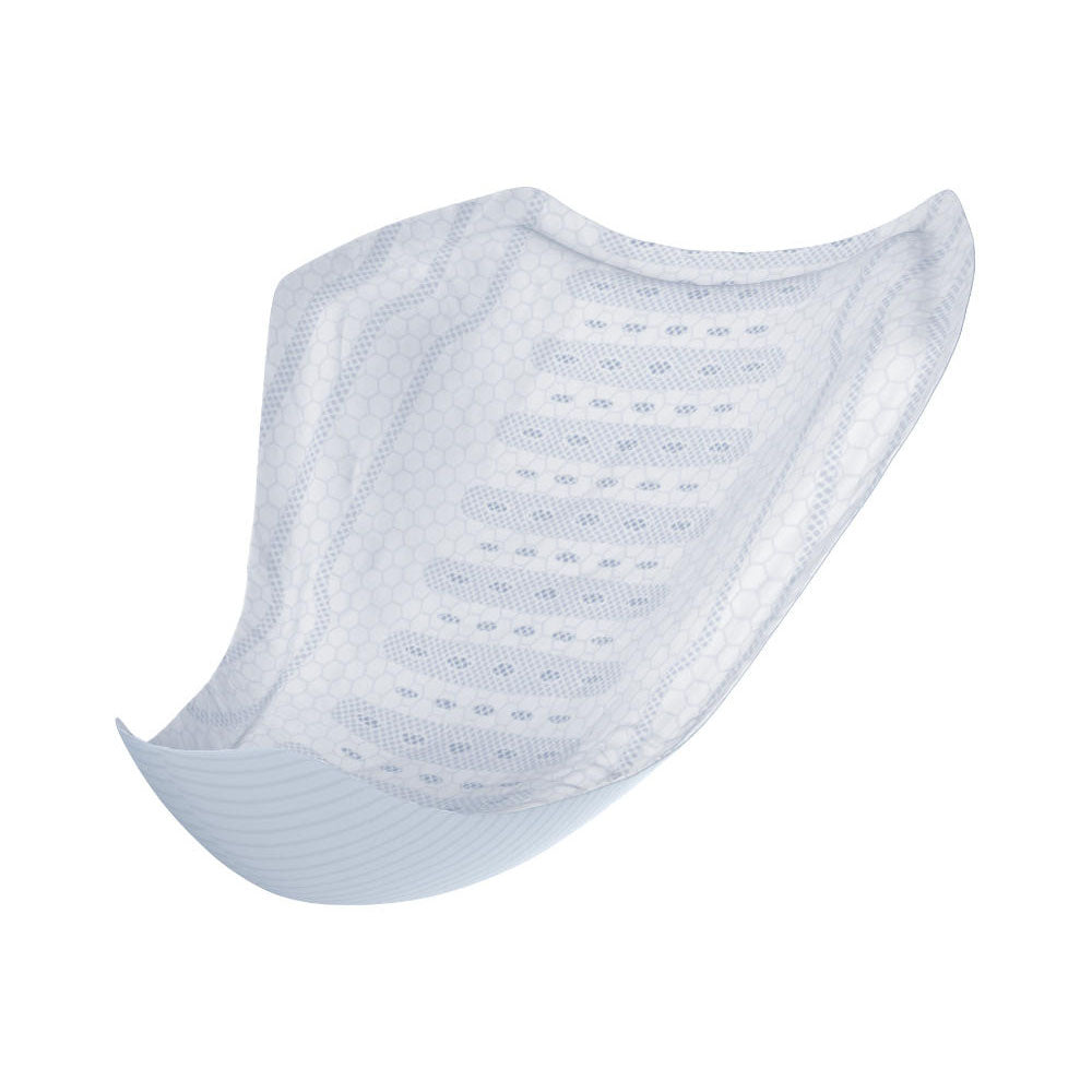 Frontalansicht einer einzeln entnommenen Tena Men Active Fit Level 1 Inkontinenzeinlage.