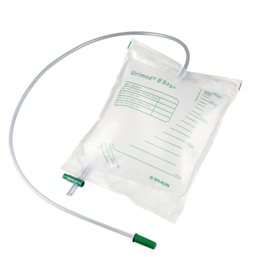 Transparentes Urin-Sekretbeutel-Set, bestehend aus einem 2000 ml großen Beutel mit klarer Skala zur Volumenkontrolle. Der Beutel verfügt über einen langen 90 cm Schlauch mit einem Ablassventil, das eine einfache Handhabung ermöglicht. An der Oberseite befindet sich ein Aufhängegriff zur sicheren Befestigung. Das Produkt ist steril verpackt und für den einmaligen Gebrauch vorgesehen. Ideal für die medizinische Anwendung zur Sammlung von Urin oder Sekreten.