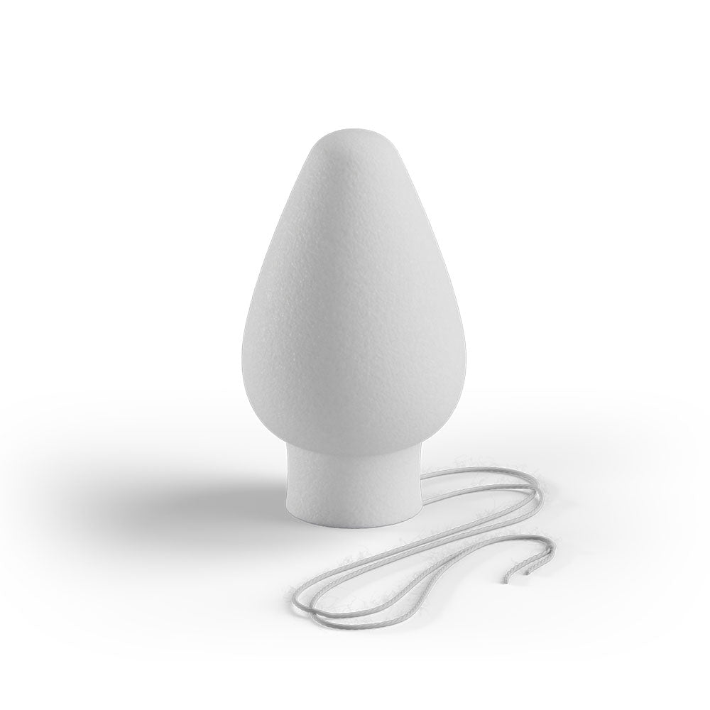 Frontalansicht eines A-Tam® Konvextampon Analtampons.