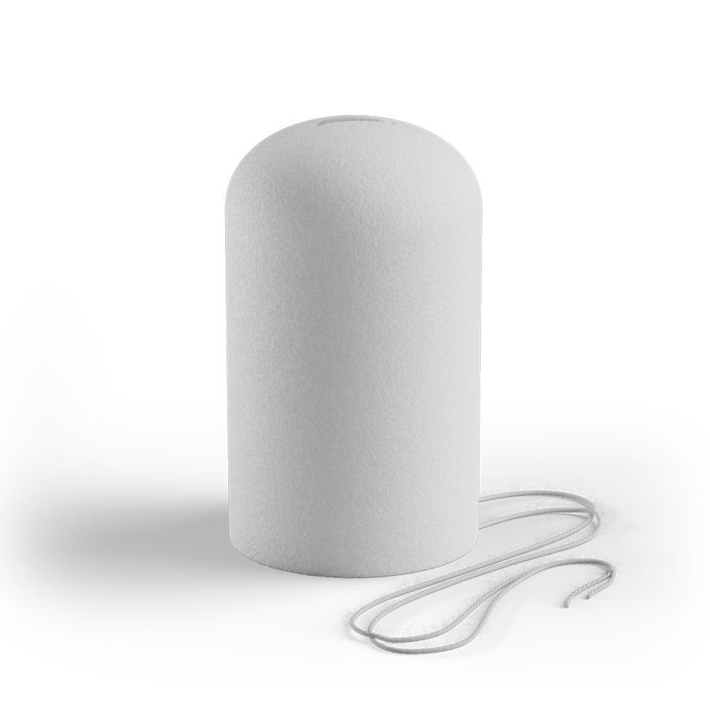 Frontalansicht eines A-Tam® Zylindertampon Analtampons.