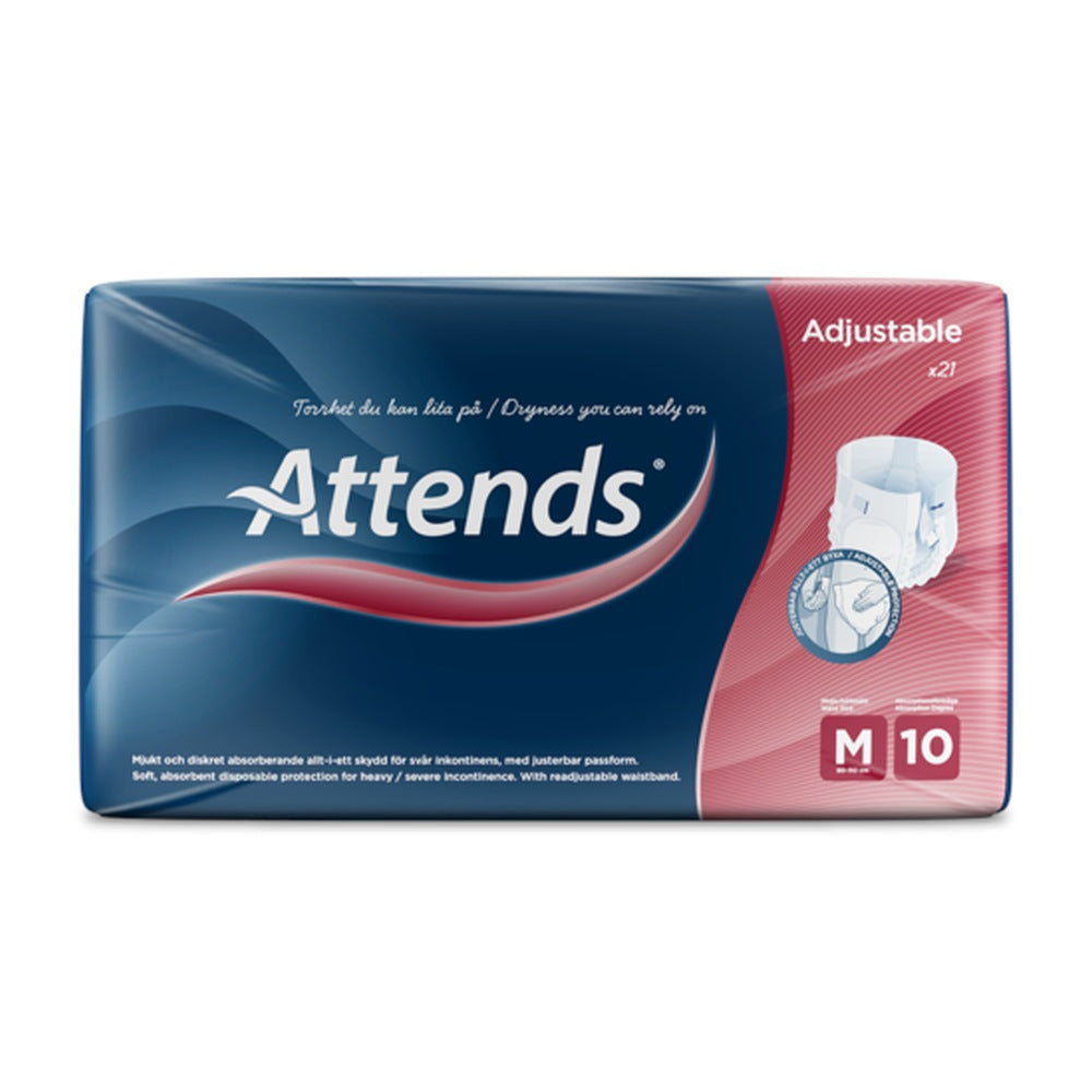 Attends Adjustable 10 Medium Inkontinenzslips