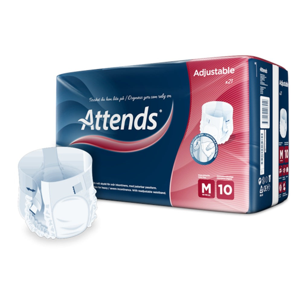 Attends Adjustable 10 Medium Inkontinenzslips