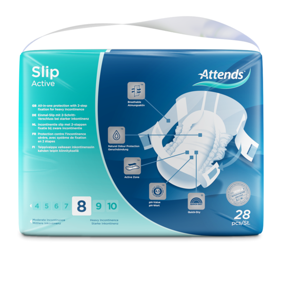 Attends Slip Active 8 Large Inkontinenzslips
