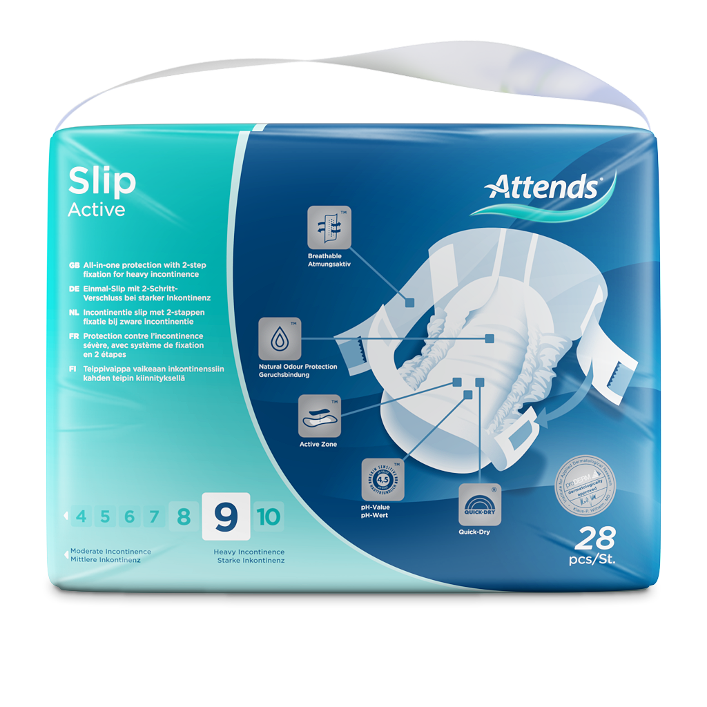 Attends Slip Active 9 Large Inkontinenzslips