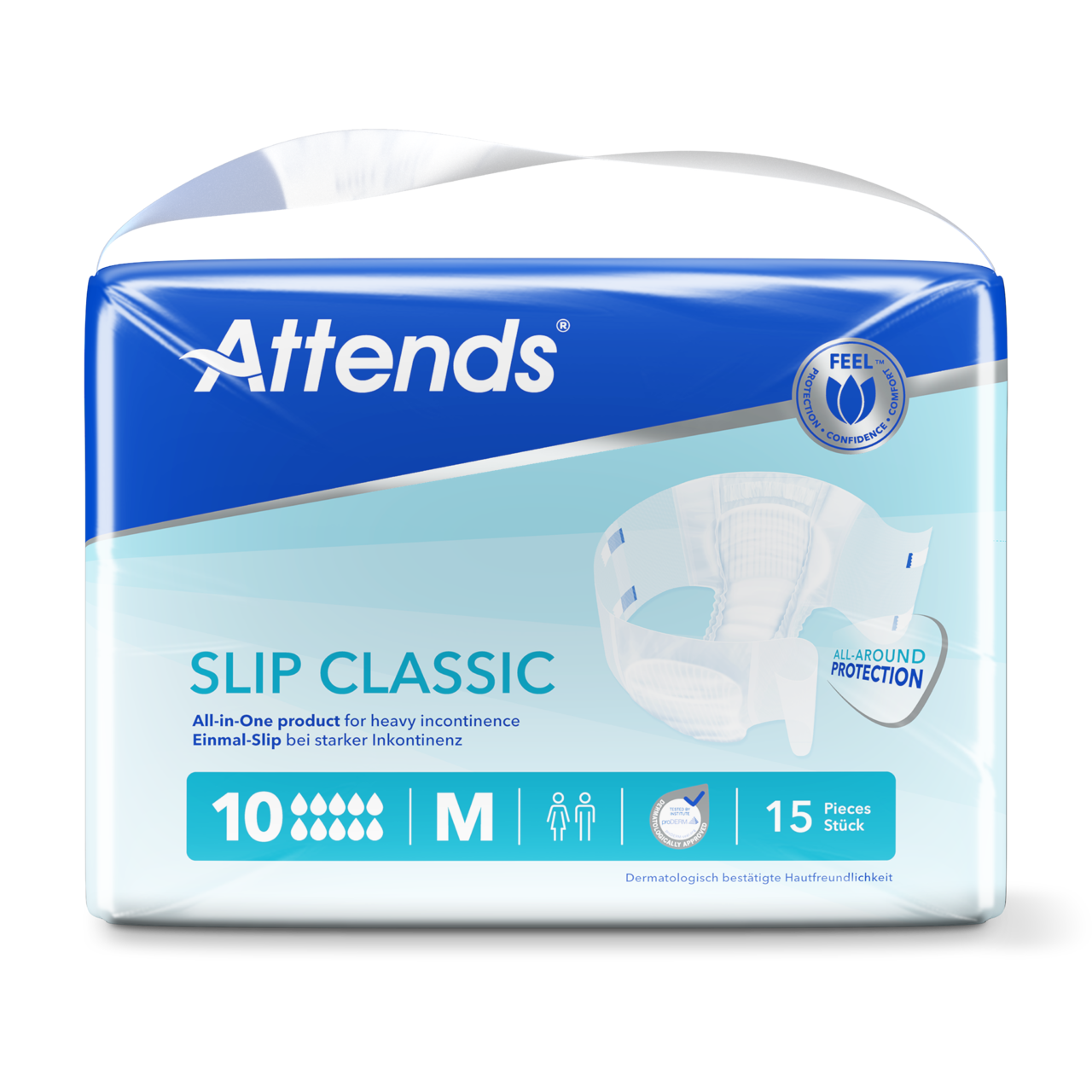 Attends Slip Classic 10 Medium Inkontinenzslips