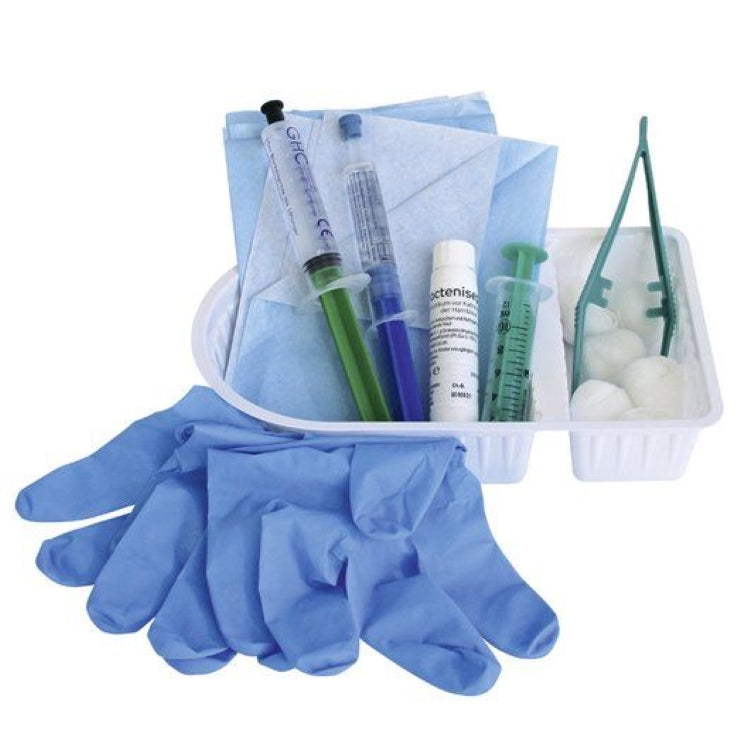 Frontalansicht des GHC Katheterlegesets Comfort Plus.