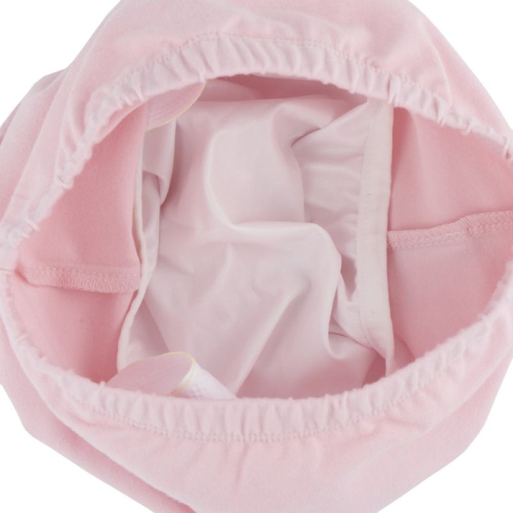 Frontalansicht des Innenbereichs der Kiwisto Kids ActivePants V2 rosa.