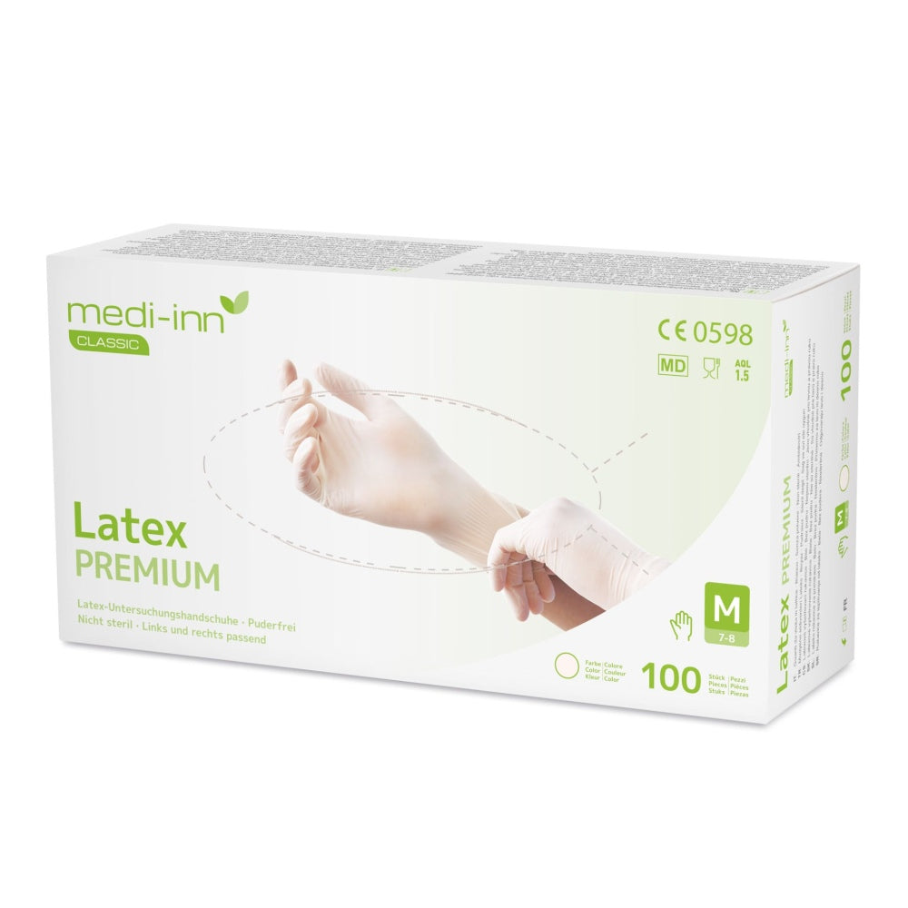 latex handschuhe puderfrei größe m Medi-Inn Latex Premium Handschuhe kaufen