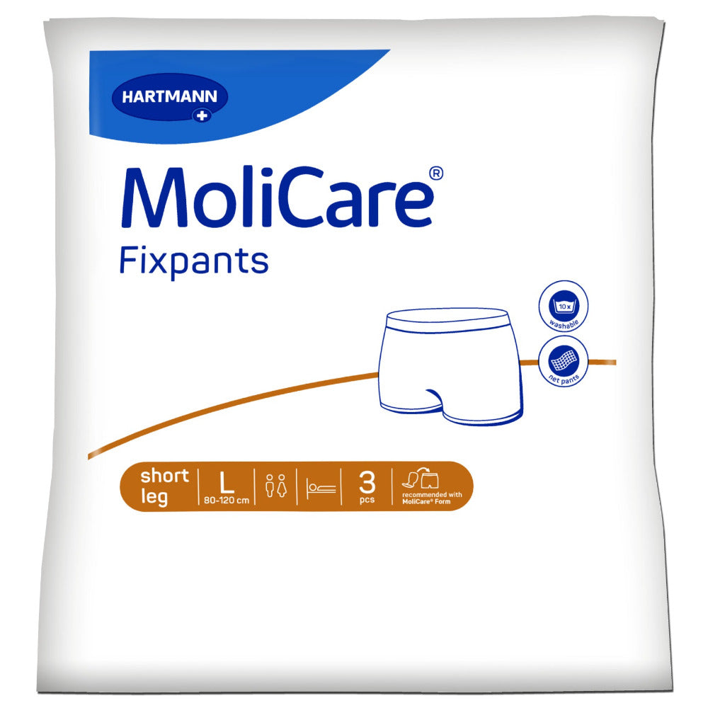 MoliCare Fixpants Gr. L Short Leg, Hüftumfang 80 - 120 cm, 3er Pack